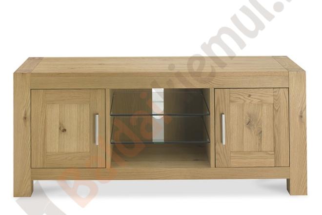 TV staliukas TURIN 44x135xH57cm, mediena: ąžuolas, spalva: natūrali, apdaila: alyvuota-0