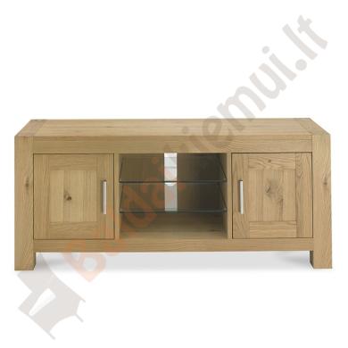 TV staliukas TURIN 44x135xH57cm, mediena: ąžuolas, spalva: natūrali, apdaila: alyvuota-0