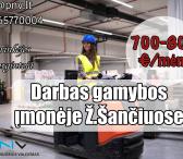 Darbas gamyboje Ž.Šančiuose (8:00-17:00)-0