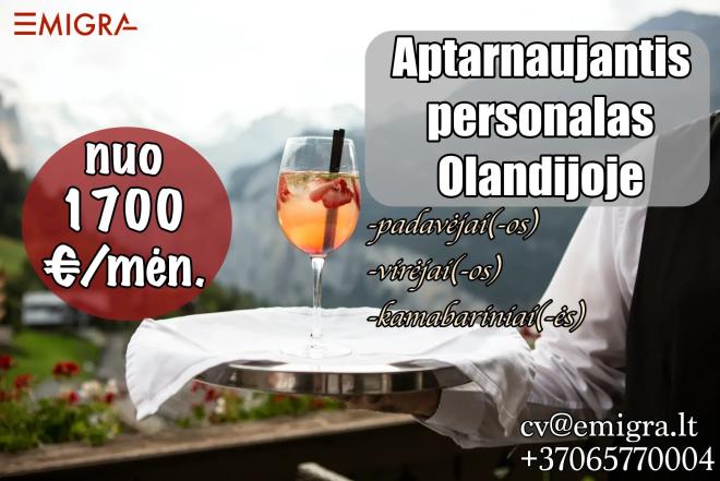 Aptarnaujantis personalas Olandijoje-0