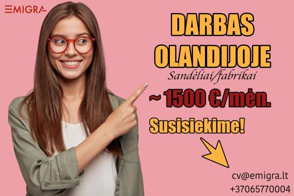 Darbai sandėliuose Olandijoje!-0
