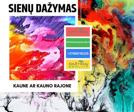 Sienų dažymas Kaune ir Kauno rajone-0