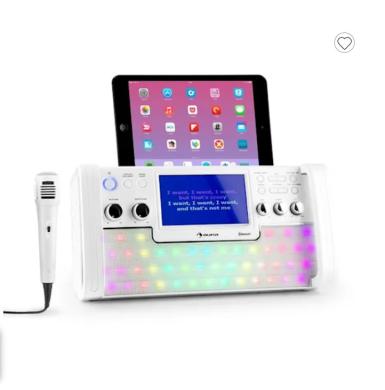 Auna "Discofever" LED karaoke su Usb, CD-0