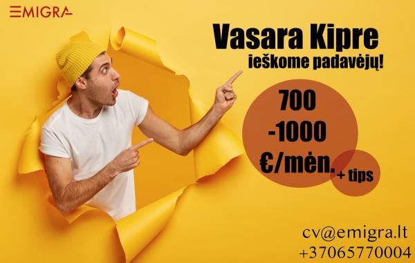 Darbas padavėjams Kipre-0