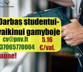 Darbas gamyboje STUDENTUI Ž.Šančiuose (8:00-17:00)-0