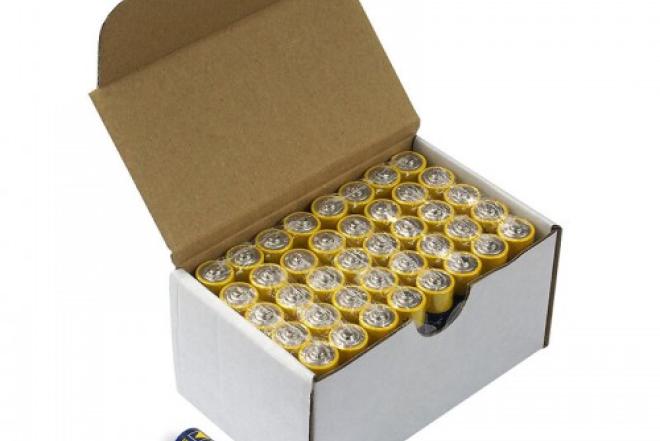 VARTA INDUSTRIAL AAA LR03 BATERIJOS, 40VNT-0