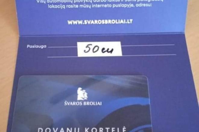 Dovanų kortelė "švaros broliai"-0