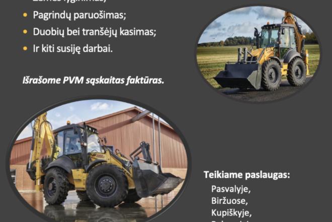 Ekskavatoriaus paskaugos!-0
