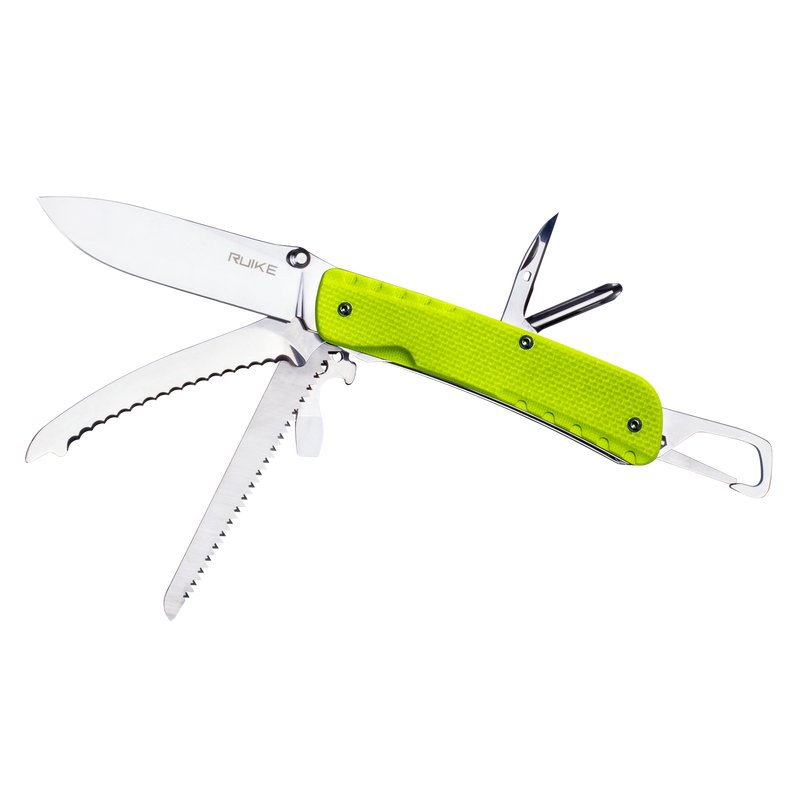 Ruike Trekker LD43 gelbėjimo peilis ŽALIAS-0