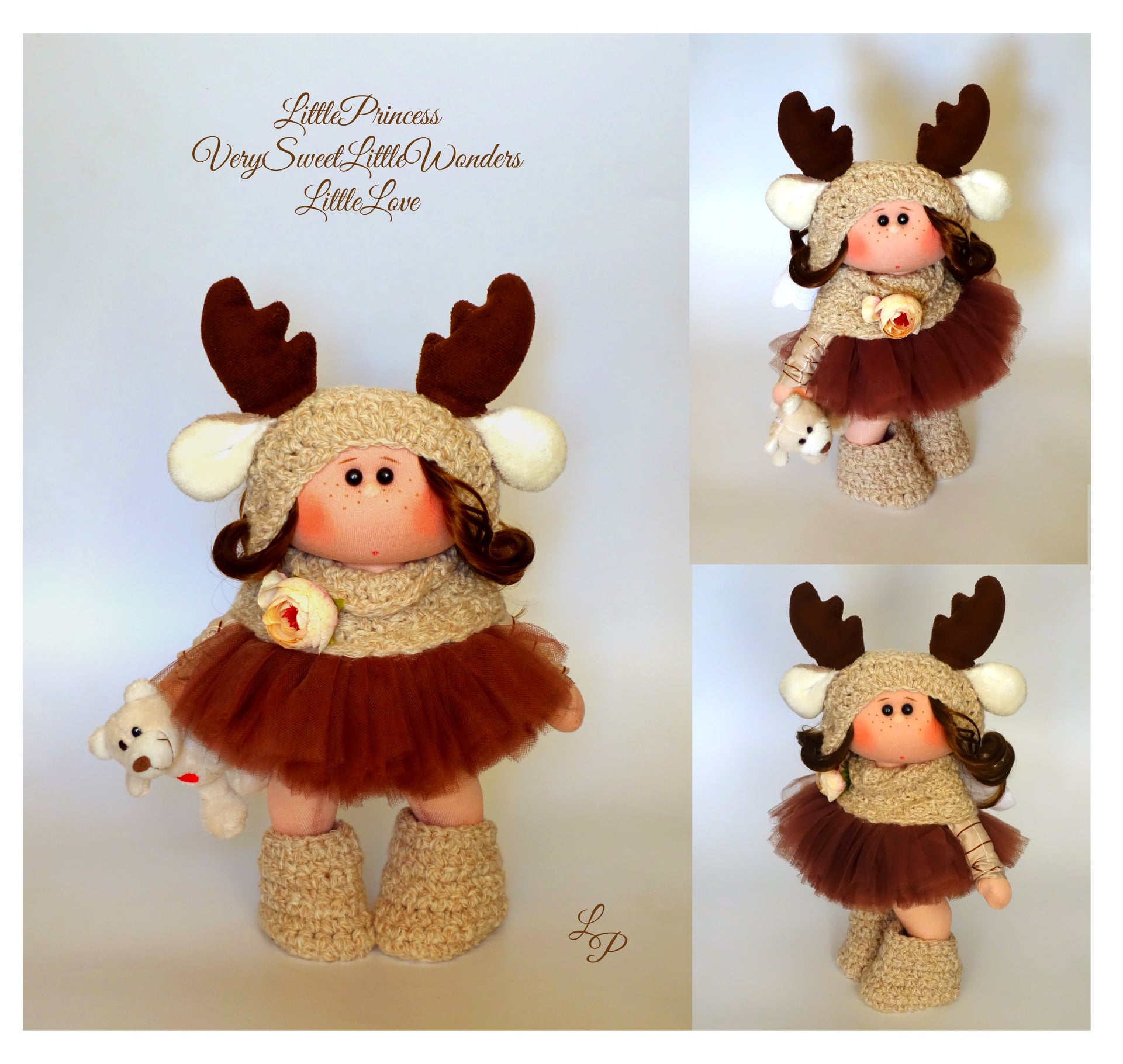 Rankų darbo lėlės handmade interjerinės lėlės-0