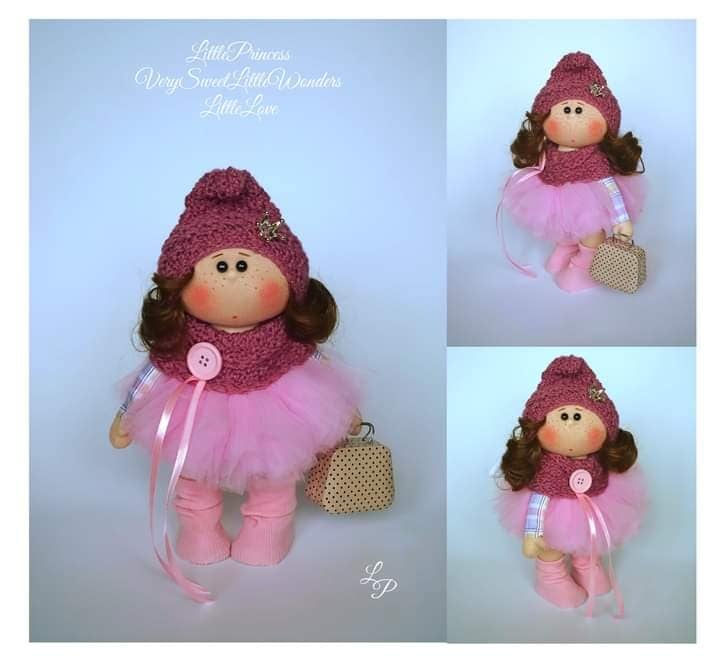Rankų darbo lėlės handmade interjerinės lėlės-0