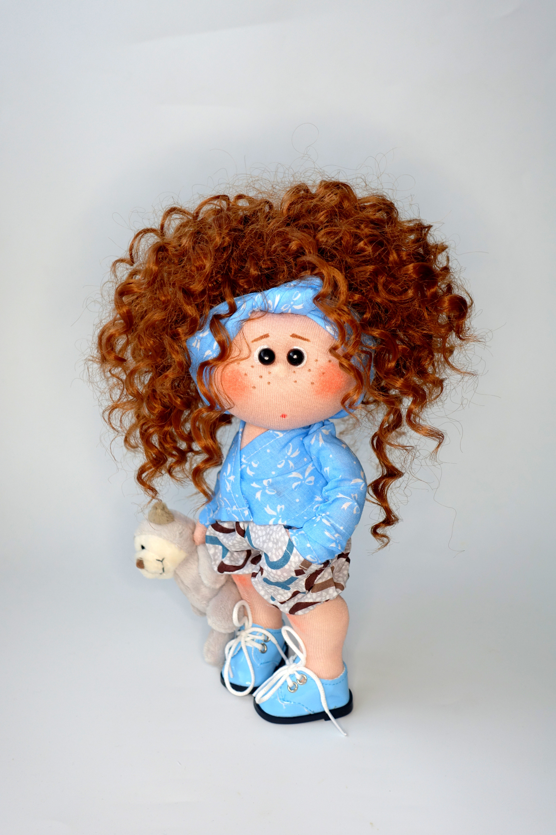 Rankų darbo lėlės handmade interjerinės lėlės-0