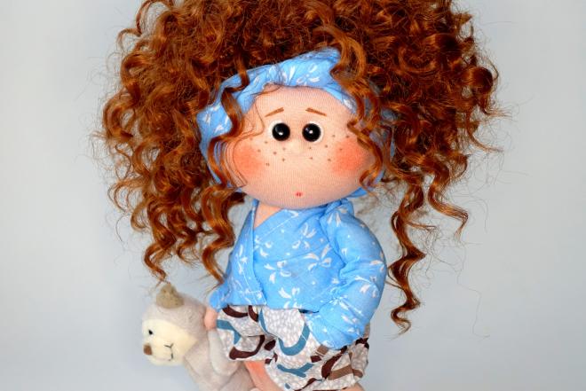 Rankų darbo lėlės handmade interjerinės lėlės-0