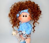 Rankų darbo lėlės handmade interjerinės lėlės-0