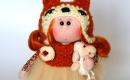 Rankų darbo lėlės handmade interjerinės lėlės-0