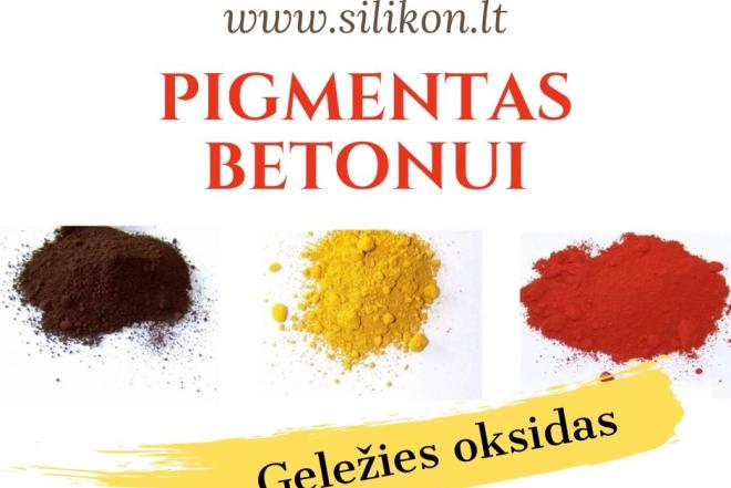 Betono dažai – geležies oksidas-0