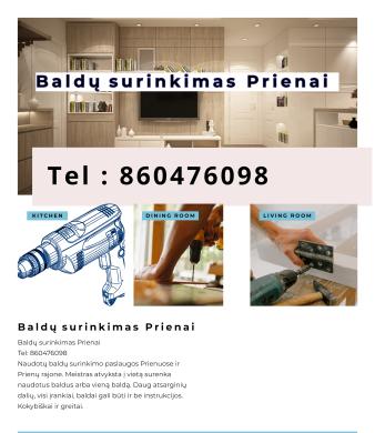 Baldų surinkimas Prienai-0