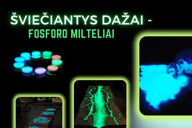 Šviečiantys dažai – fosforo milteliai-0