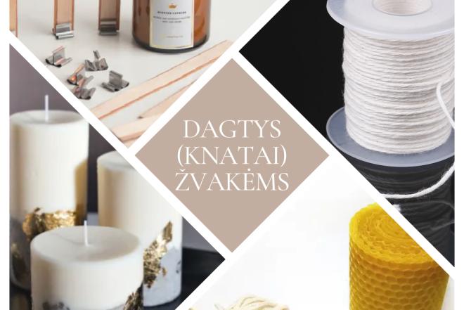 Dagtys (knatai) žvakėms-0
