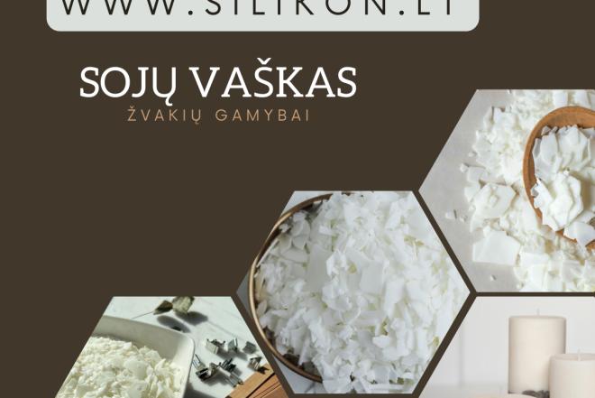 Sojų vaškas žvakių gamybai-0