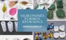 Silikoninės formos epoksidui, muilui, žvakėms-0