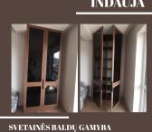 Moderni indauja, vitrina: sveitainės baldų gamyba-0
