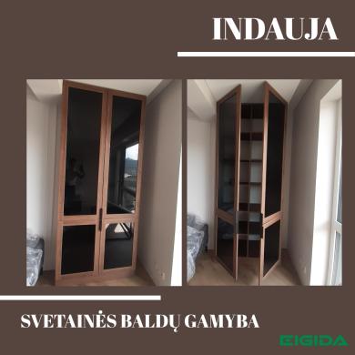 Moderni indauja, vitrina: sveitainės baldų gamyba-0