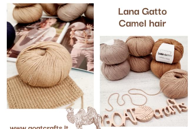 Lana Gatto Camel hair siūlai iš Goatcrafts.lt-0