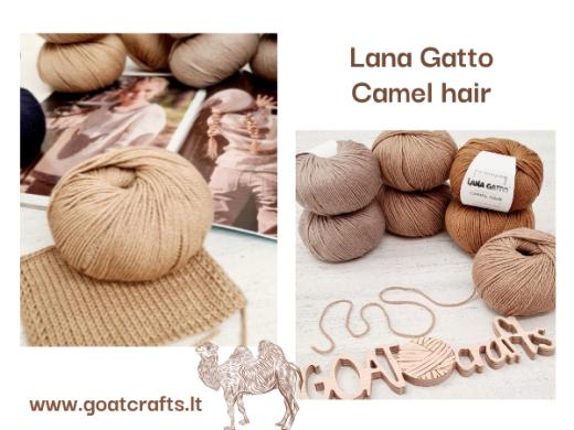 Lana Gatto Camel hair siūlai iš Goatcrafts.lt-0