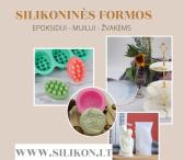 Silikoninės formos epoksidui, muilui, žvakėms-0