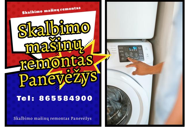 Skalbimo mašinų remontas Panevėžys-0