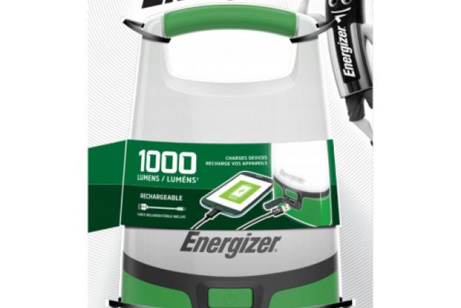 Energizer įkraunama stovyklautojo lempa 1000lm USB ŽALIA-0