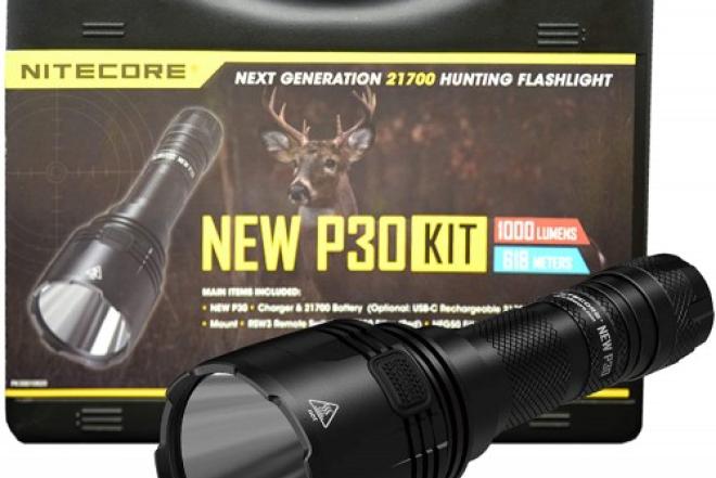 Nitecore NEW P30 Hunting kit žibintuvėlis, komplektas-0