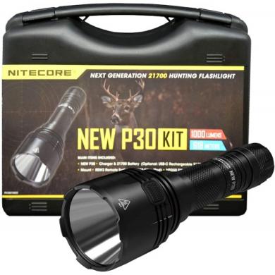 Nitecore NEW P30 Hunting kit žibintuvėlis, komplektas-0