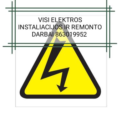 Visi elektros instaliacijos ir remonto darbai-0