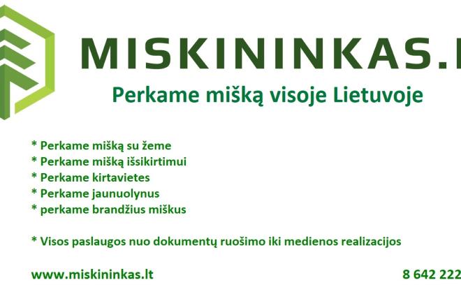 Perkame mišką Visoje Lietuvoje. Kirtavietes, jaunuolynus, brandžius-0