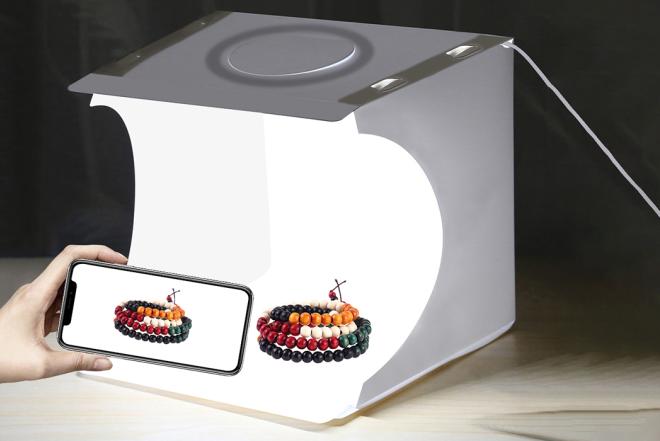 PULUZ STUDIJINIS KOMPLEKTAS 23CM LED PU5023-0