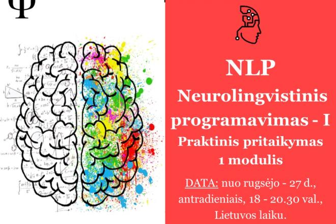 Online | NLP - Neurolingvistinis programavimas - I | Praktinis pritaikymas-0