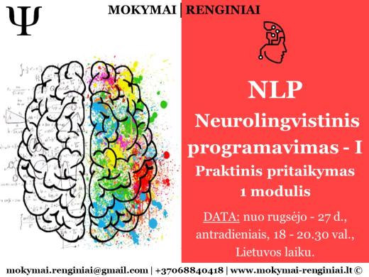 Online | NLP - Neurolingvistinis programavimas - I | Praktinis pritaikymas-0