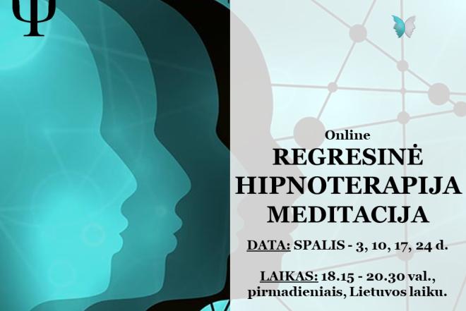 Online - REGRESINĖ HIPNOTERAPIJA | REGRESINĖ MEDITACIJA Praktinis pritaikymas-0