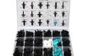 Plastmasiniai kaiščiai, tvirtinimai automobiliams 456vnt.-0
