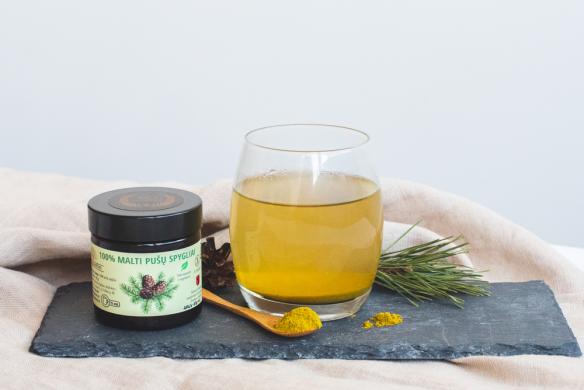 Augalinis maisto papildas Pušų spyglių koncentratas milteliais, 30 g.-0
