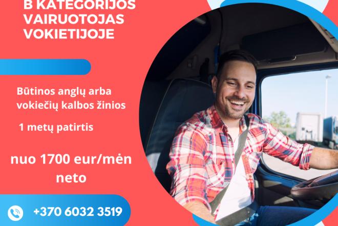 B kategorijos vairuotojas Vokietijoje (Hanoveryje)-0