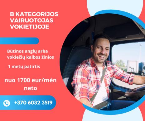 B kategorijos vairuotojas Vokietijoje (Hanoveryje)-0