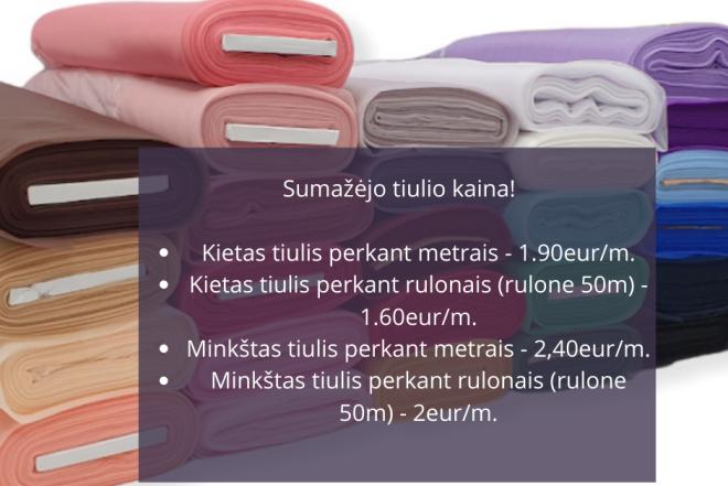 Kietas ir minkštas tiulis už mažiausią kainą-0