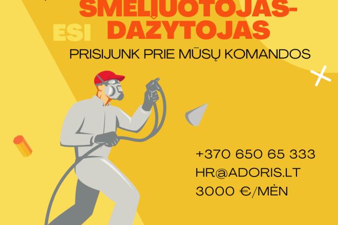 IEŠKOMI SMĖLIUOTOJAI - DAŽYTOJAI-0