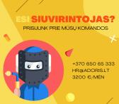 IEŠKOMI SUVIRINTOJAI-0