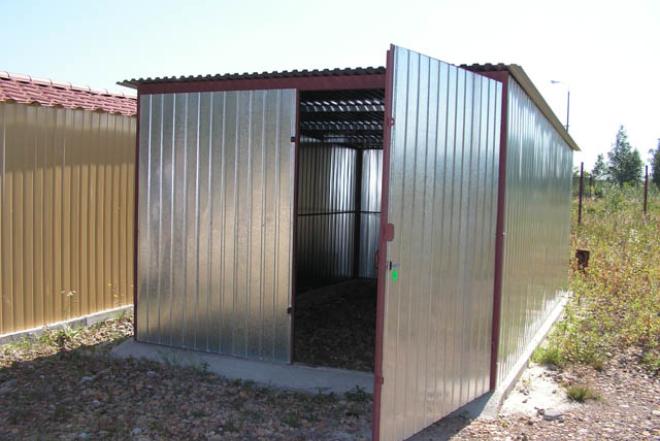 Naujas garažas 3x5 - 780eur, Pristatymas ir surinkimas nemokamas visoje Lietuvoje-0