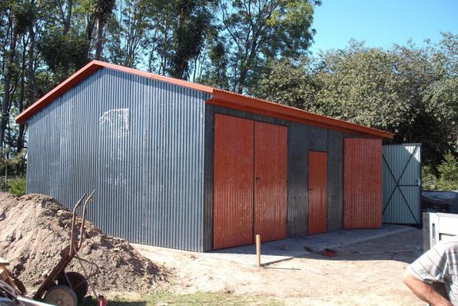 Angaras 9m x 6,50m, įvažiavimo aukštis 3m.-0