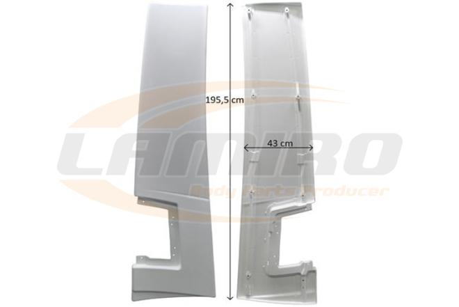 VOLVO FH4 KABINOS SPOILERIS DEŠINĖJE, PAGRINDINĖ be durelių-0